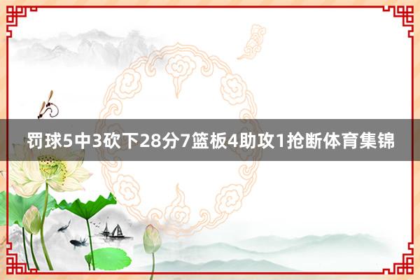 罚球5中3砍下28分7篮板4助攻1抢断体育集锦