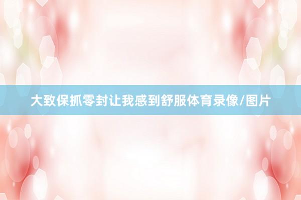 大致保抓零封让我感到舒服体育录像/图片