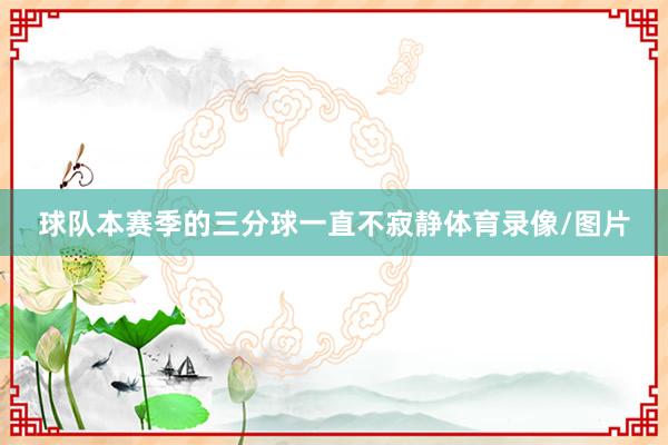 球队本赛季的三分球一直不寂静体育录像/图片