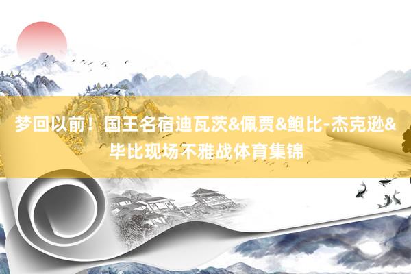 梦回以前！国王名宿迪瓦茨&佩贾&鲍比-杰克逊&毕比现场不雅战体育集锦