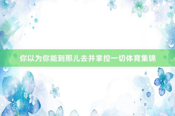 你以为你能到那儿去并掌控一切体育集锦