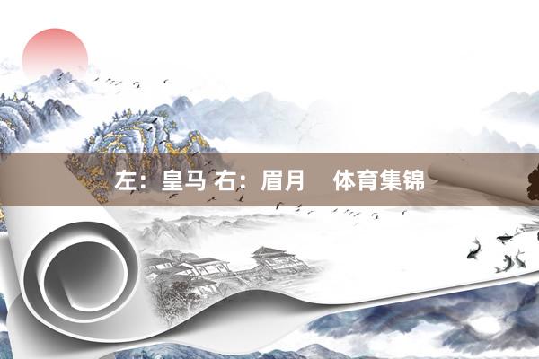 左：皇马 右：眉月    体育集锦