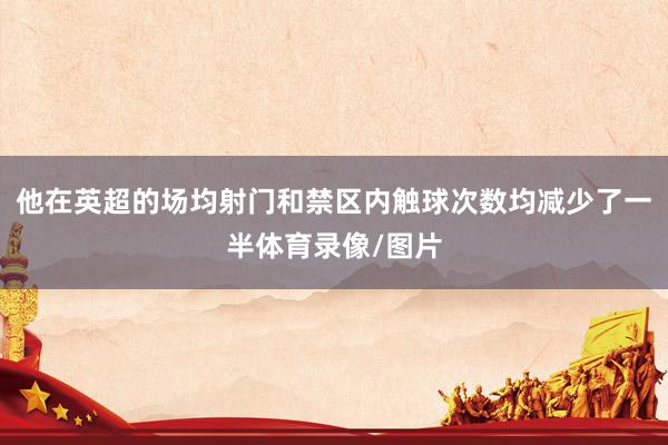 他在英超的场均射门和禁区内触球次数均减少了一半体育录像/图片